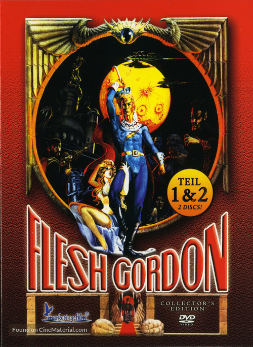 Flesh Gordon - German DVD movie cover