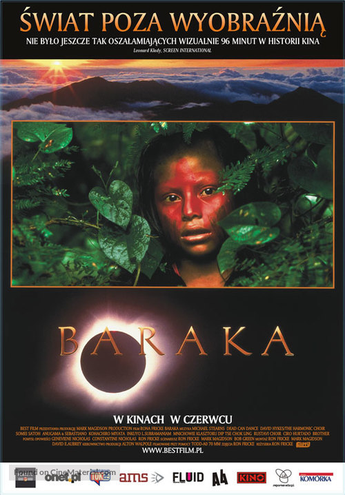 Baraka - Polish Movie Poster