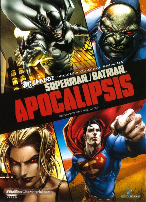 Superman/Batman: Apocalypse - Mexican DVD movie cover