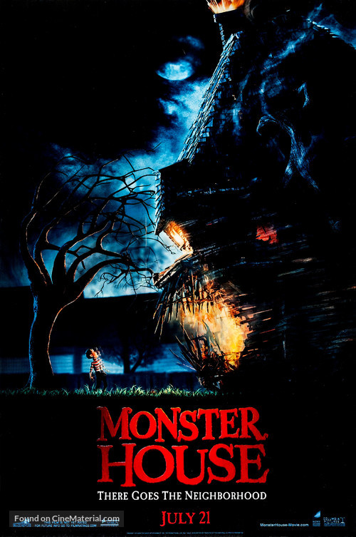 Monster House - Advance movie poster