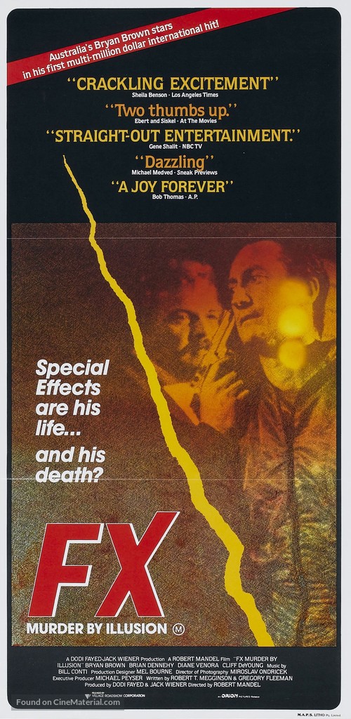 F/X - Australian Movie Poster