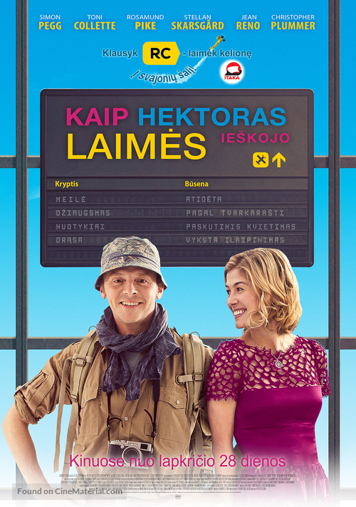 Hector and the Search for Happiness - Lithuanian Movie Poster