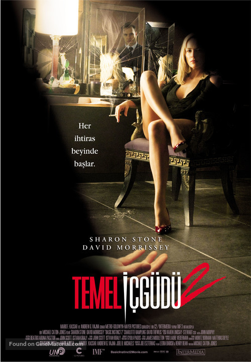 Basic Instinct 2 - Turkish Movie Poster