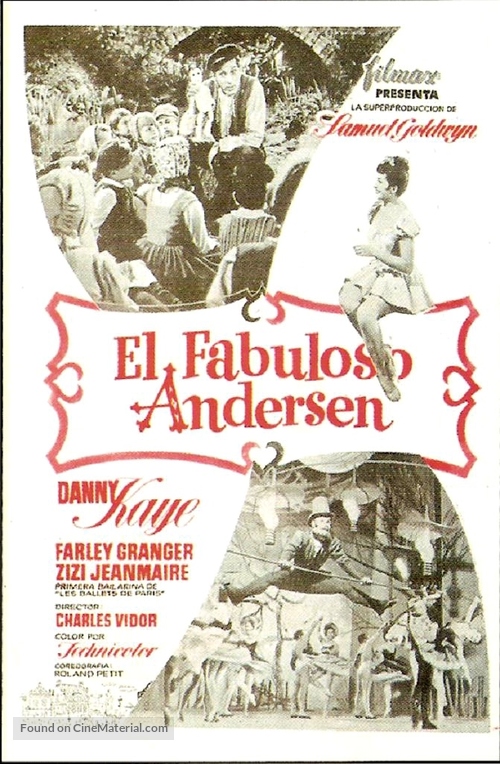 Hans Christian Andersen - Spanish Movie Poster