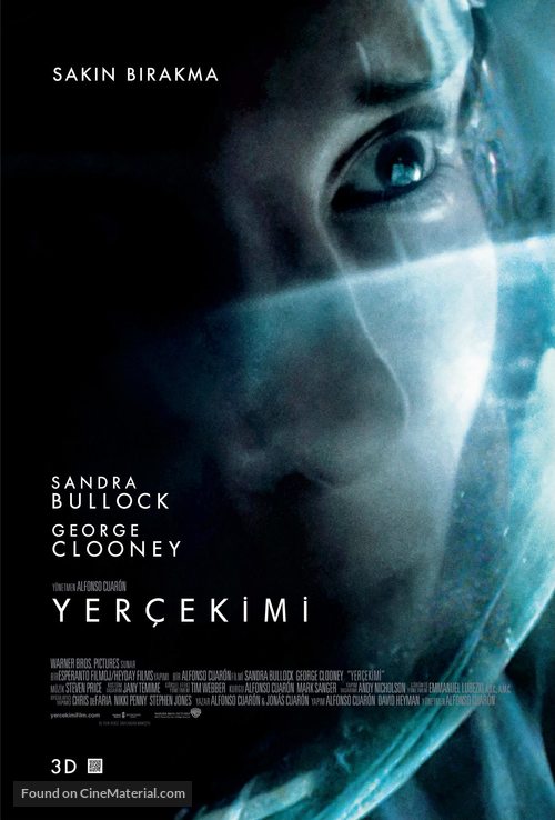 Gravity - Turkish Movie Poster