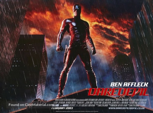 Daredevil - British Movie Poster