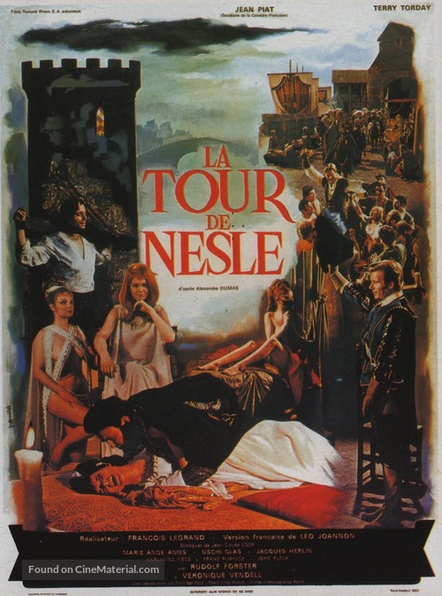 Turm der verbotenen Liebe, Der - French Movie Poster