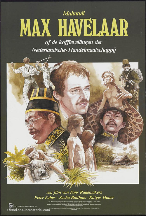 Max Havelaar of de koffieveilingen der Nederlandsche handelsmaatschappij - Dutch Video release movie poster
