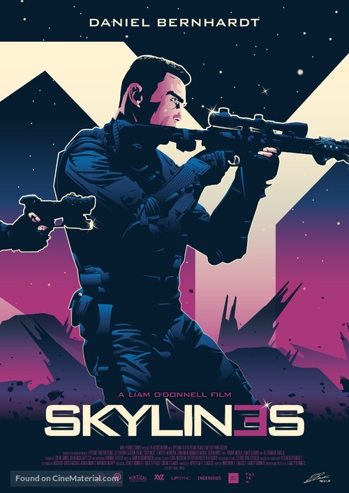 Skylines - French Movie Poster