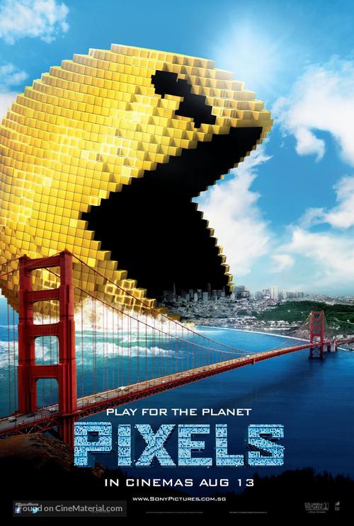 Pixels - Singaporean Movie Poster