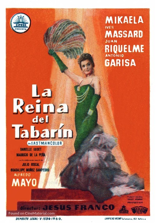 La reina del Tabar&iacute;n - Spanish Movie Poster