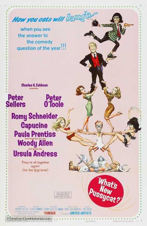 What&#039;s New, Pussycat - Theatrical movie poster