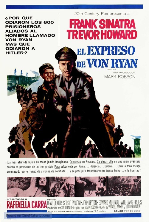 Von Ryan's Express - Argentinian Movie Poster