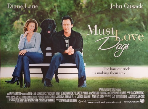 Must Love Dogs - British Movie Poster
