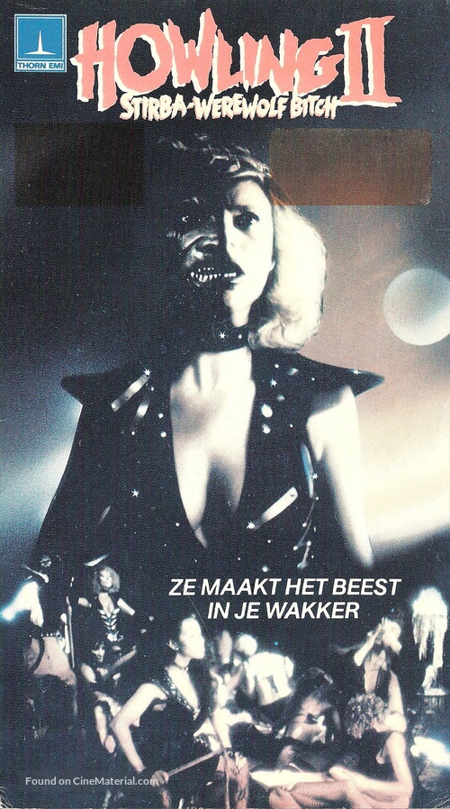 Howling II: Stirba - Werewolf Bitch - Dutch VHS movie cover