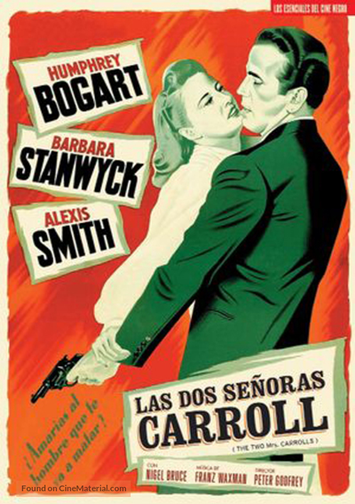 The Two Mrs. Carrolls - Spanish DVD movie cover