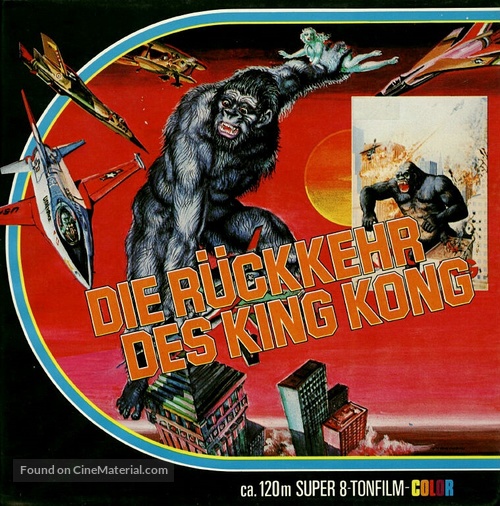 King Kong Vs Godzilla - German Movie Cover