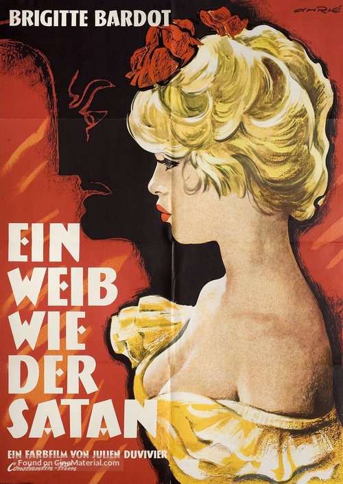 La femme et le pantin - German Movie Poster