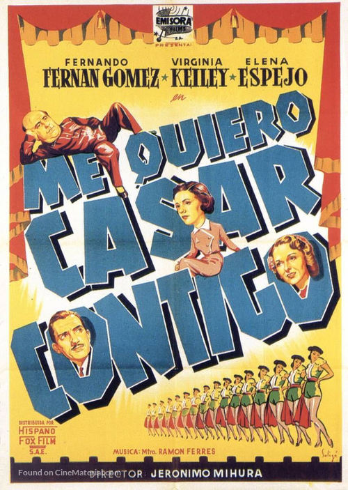 Me quiero casar contigo - Spanish Movie Poster