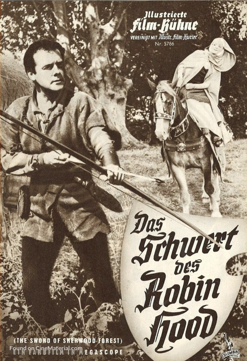 Sword of Sherwood Forest - German poster