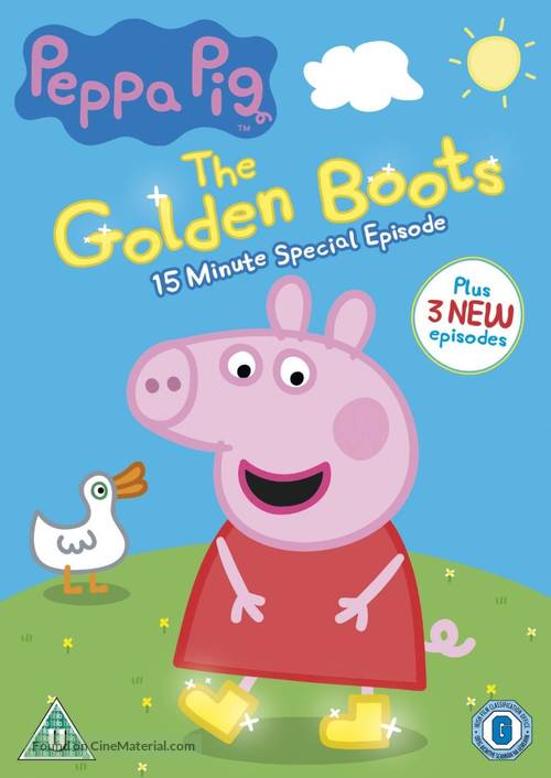 Peppa Pig: The Golden Boots - British DVD movie cover