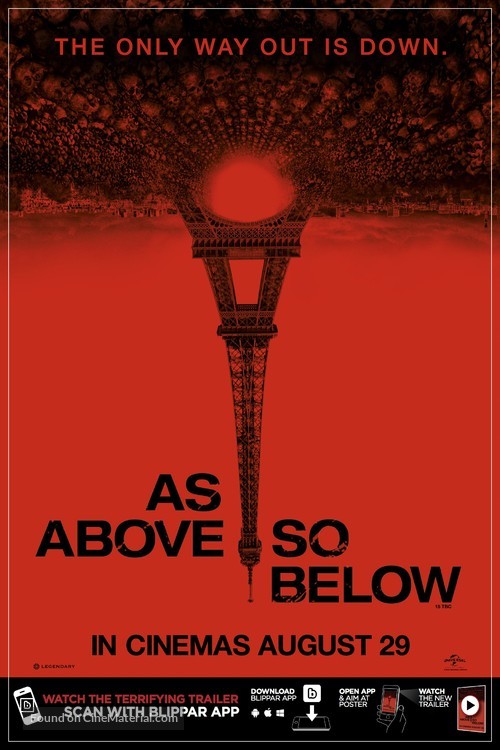 As Above, So Below - British Movie Poster