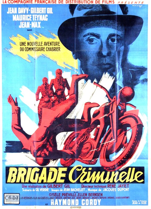 Brigade criminelle - French Movie Poster