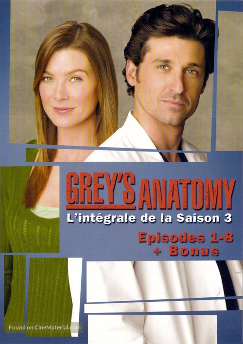 &quot;Grey&#039;s Anatomy&quot; - French DVD movie cover