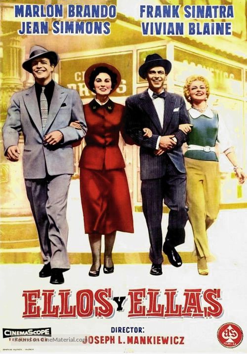 Guys and Dolls - Spanish Movie Poster