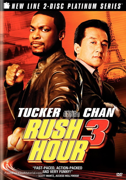 Rush Hour 3 - DVD movie cover