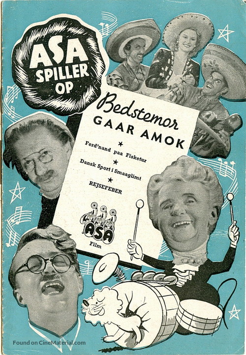 Bedstemor g&aring;r amok - Danish Movie Poster