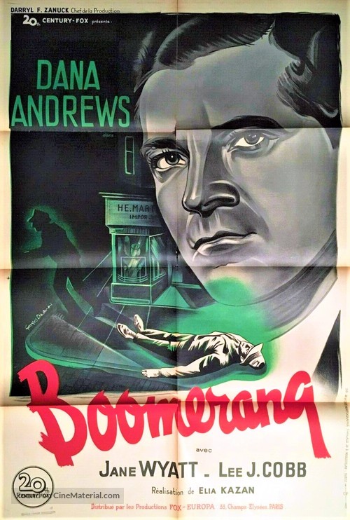 Boomerang! - French Movie Poster