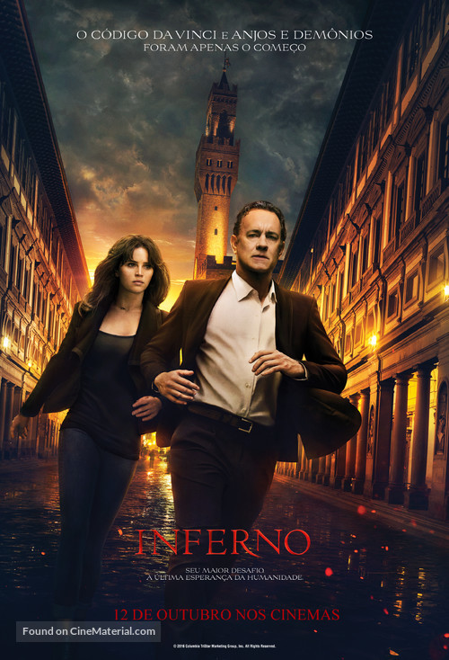 Inferno - Brazilian Movie Poster