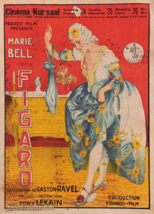 Figaro - Belgian Movie Poster