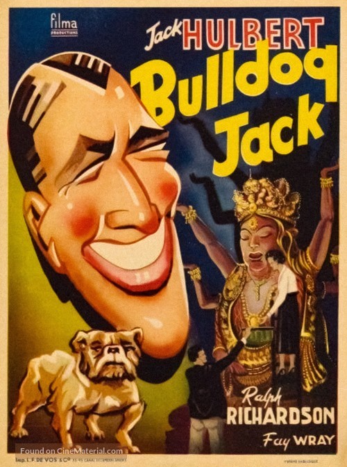 Bulldog Jack - Belgian Movie Poster