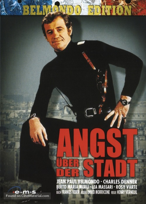 Peur sur la ville - German DVD movie cover