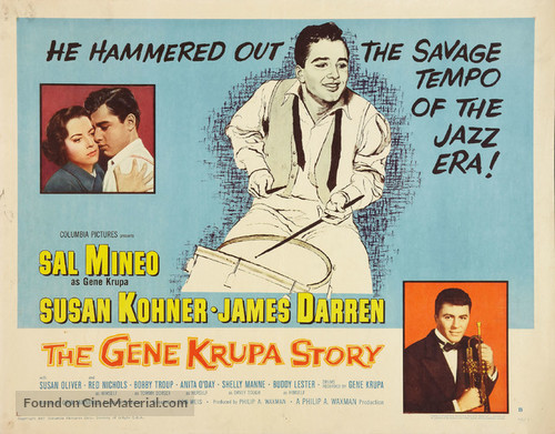 The Gene Krupa Story - Movie Poster