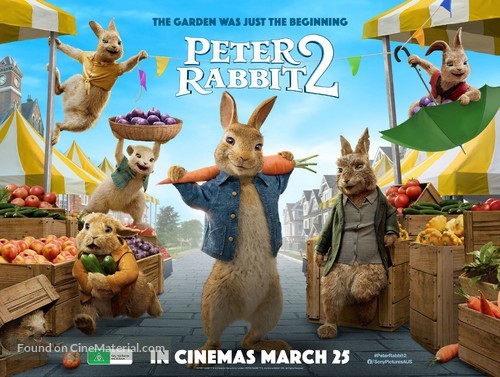 Peter Rabbit 2: The Runaway - Australian Movie Poster