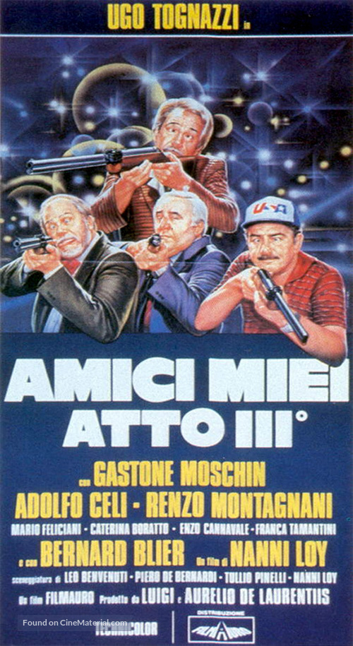 Amici miei atto III - Italian Movie Poster