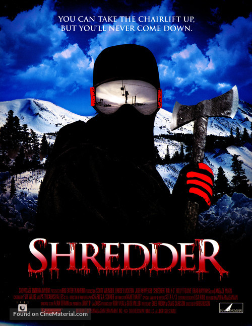 Shredder - British poster