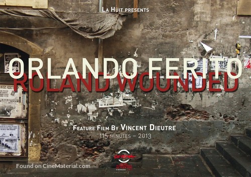 Orlando Ferito - Roland bless&eacute; - French Movie Poster