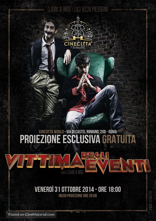 Vittima degli eventi - Italian Movie Poster