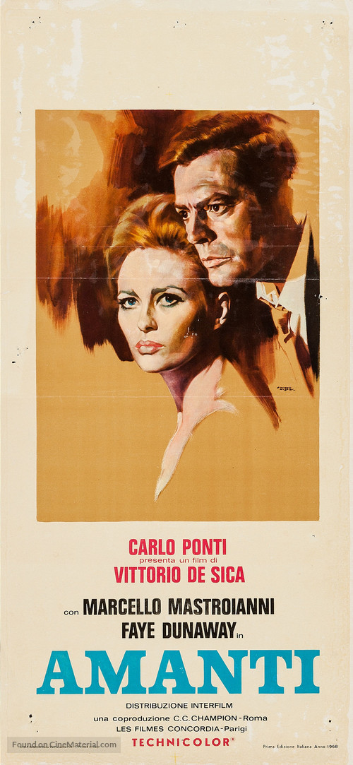 Amanti - Italian Movie Poster