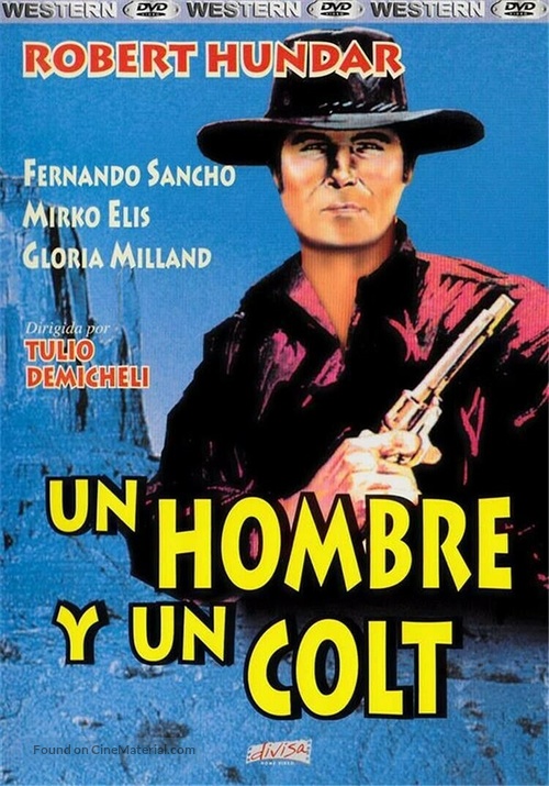 Un hombre y un colt - Spanish DVD movie cover