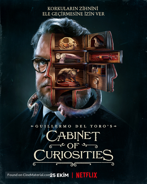 &quot;Guillermo del Toro&#039;s Cabinet of Curiosities&quot; - Turkish Movie Poster