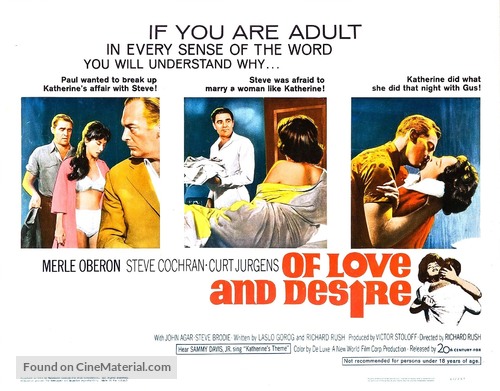 Of Love and Desire - Movie Poster