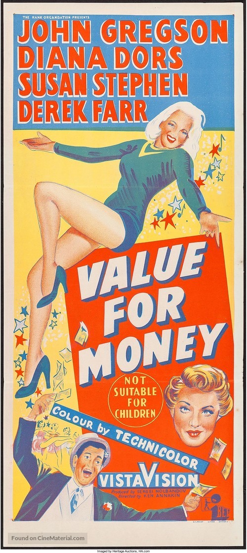 Value for Money - Australian Movie Poster