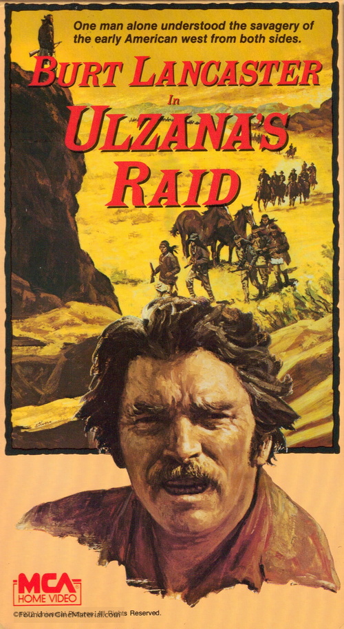 Ulzana&#039;s Raid - VHS movie cover