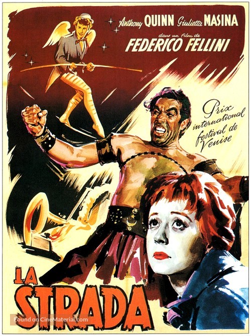La strada - French Movie Poster