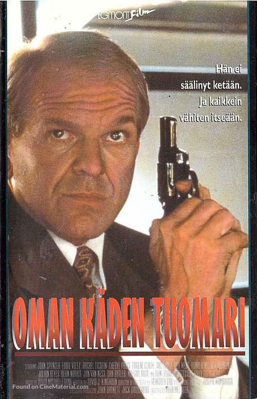 From the Files of Joseph Wambaugh: A Jury of One - Finnish VHS movie cover